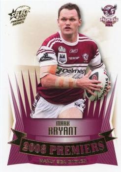 2008 Select Premiers Manly-Warringah Sea Eagles #PC16 Mark Bryant Front